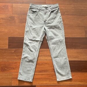 Abercrombie & Fitch Women's Ankle Straight Ultra High Rise Sky Jeans (Gray)